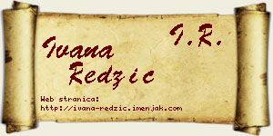 Ivana Redžić vizit kartica